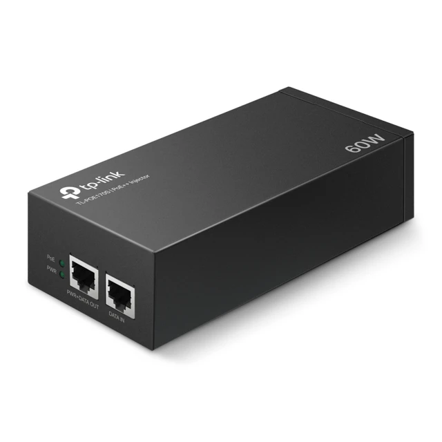 Omada 60W Gigabit PoE++ Injector for High-Draw Cameras