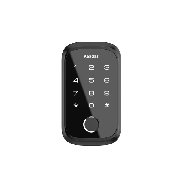 Grade 2 Lock - Keypad Keyless Code w/ Biometric Fingerprint Sensor - Black