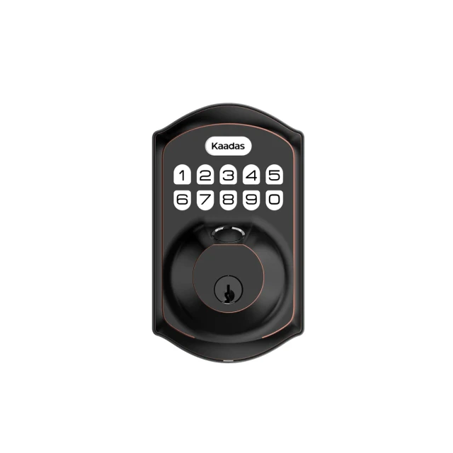 Grade 2 Lock - Keypad Fingerprint/Biometrics/Code/Key - Oil Rubbed Bronze