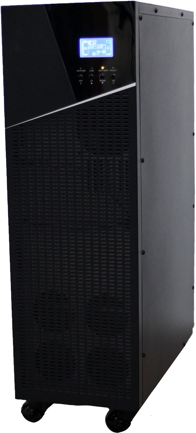 208VAC input, 120/208VAC output, LCD display, Hardwire input/output