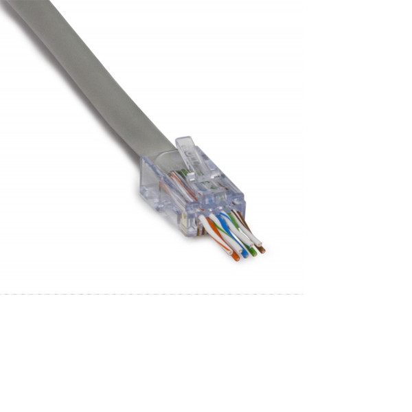 ezEX44 Connectors (Cat6 23 AWG), 50/Clamshell.