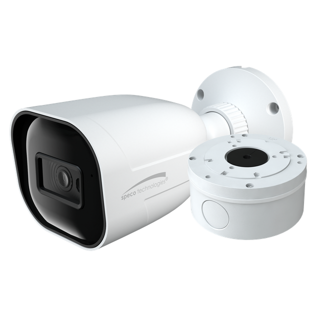 2MP HD-TVI Bullet Camera, IR, 2.8 Fixed Lens, Included Junc Box, White