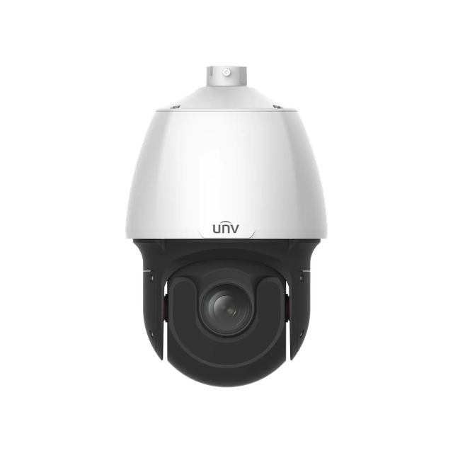 UNV IP PTZ, LightHunter, 1/1.8" 8MP PS CMOS, 30fps@8MP(3840x2160), 25X (6.0-150mm), 656ft IR, 0.003Lux, Micro SD (512GB), Audio I/O, Alarm I/O, AC/DC 24V (58W), High Power POE (IEEE802.3bt), IP66.
Com