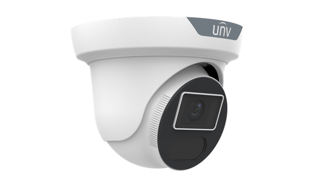 UNV IP Turret, LightHunter, 1/2.7" 5MP PS CMOS, 30fps@5MP(2880x1620), 2.8mm, 131ft IR, Built-in Mic, 120dB WDR, 0.002Lux, Micro SD (512GB), DC12V (6.5W), PoE (IEEE 802.3af), IP67.
Compatible with: TR-