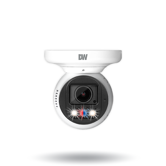 MEGApix Ai Indoor/Outdoor Vandal Turret Camera, Ai Deep Learning, QR Code Reader Detects and Registers Codes, Star-Light Plus, 5 Megapixel 1/2.8 I