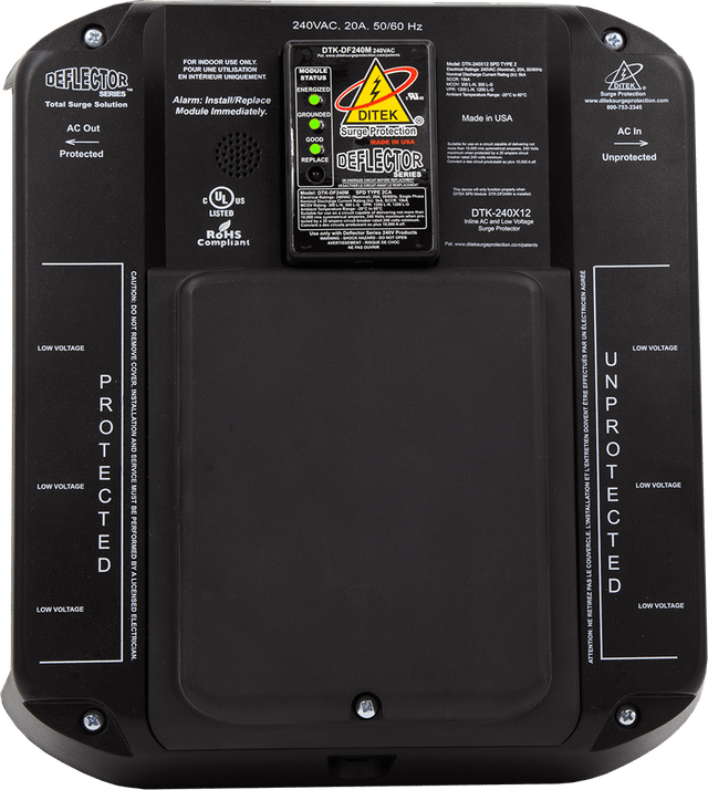 Deflector SPD 120V 20A Max and 6-postion 2MHLP base
