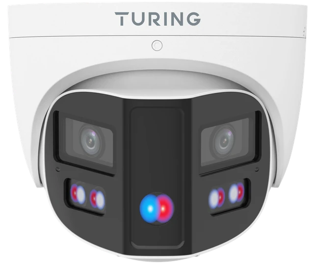 Smart 8MP Dual Sensor 180 AD Turret w/ TV-CORE1Y