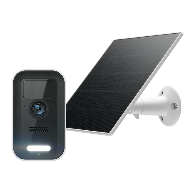 4MP Battery Spotlight Camera + Solar Panel Bundle