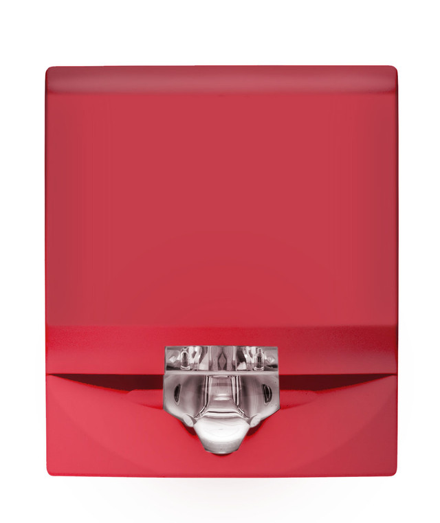 Genesis LED EG4 Series Wall Mount Strobe, 15-110 cd Selectable, Red with FIRE Marking