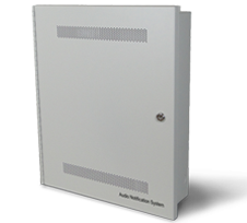 25-Watt Audio Notification Panel with DMR Temporal Pattern, Integrated Power Supply, Battery Charger, and Microphone