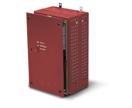 50W Audio Evacuation Expander Panel for ANS Voice Notification Systems, UL Listed, Red