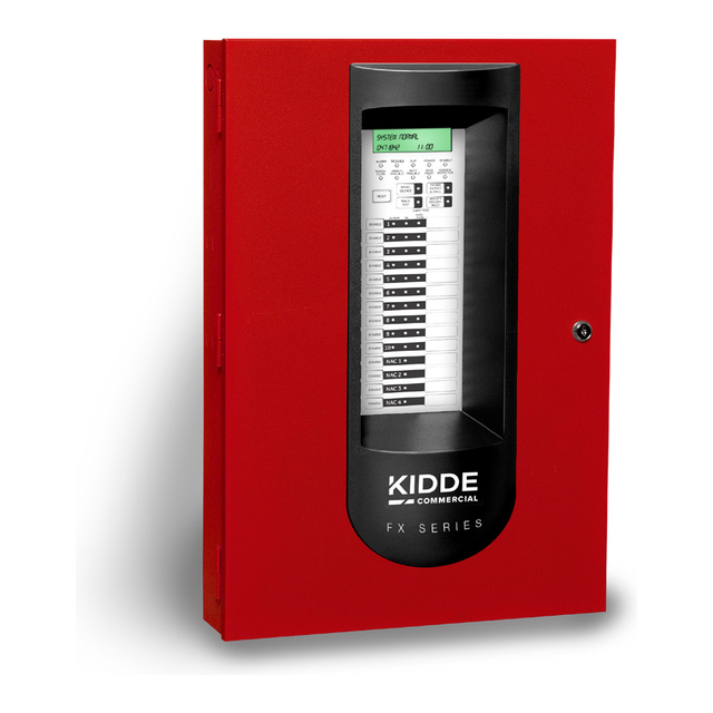 10-Zone Conventional Fire Alarm Control Panel with Built-in DACT, 10 Class B IDCs and 4 NACs, 7.0A