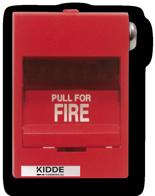 K-276B-1320 Single-Action Fire Alarm Pull Station, Double Pole, Key Reset