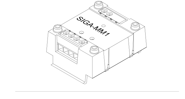 Monitor Module - Single Input. Single Circuit Input Module For Use With Normally Open Contact Devices. Factory Programmed For Non-Latching Monitor Operation