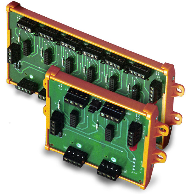 Universal Input/Output Module Motherboard - 6 Position W/Riser Selection. Use For M Series Modules