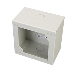 Surface Mount Back Box for Genesis 2400 Series Notification Appliances, White