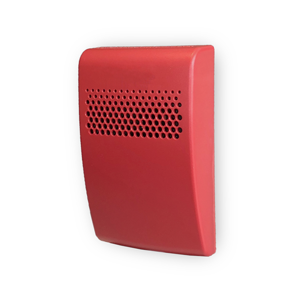 Genesis LED EG1 Series Compact Wall Horn, Red, No Marking, Selectable High/Low dB