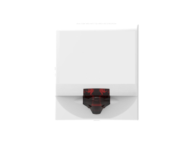 Genesis LED G4 Wall Mount Mass Notification Strobe, White ALERT, Red Lens