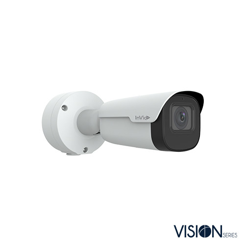 8 Megapixel Ip Plug & Play, Outdoor Bullet, Motorized Auto-Focus 2.8-12Mm Lens, Up To 262 Ir Range, Wdr, Built-In Mic, Sd Card Slot, 12Vdc/Poe
