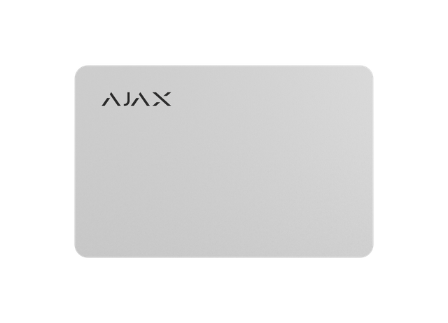 Pass Encrypted DESFire Contactless Card for KeyPad Plus, Pack of 100, White