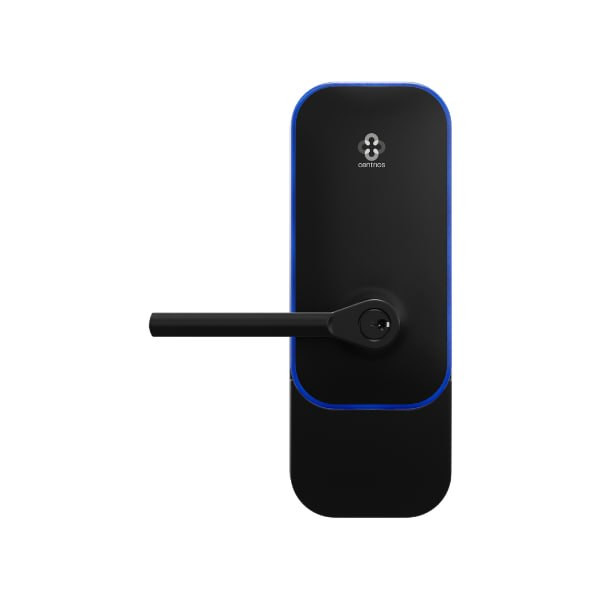 Bluetooth Exit Trim with Mobile, Card & Fob Access, Taylor Bay Lever, Black Suede, Grade 1 UL10C Fire-Rated