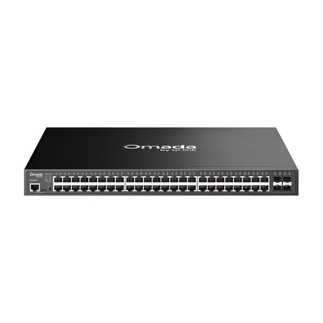 Omada 52-Port Gigabit L2+ Managed PoE+ Switch, 48 PoE+ Ports, 384 W, 4 SFP Slots