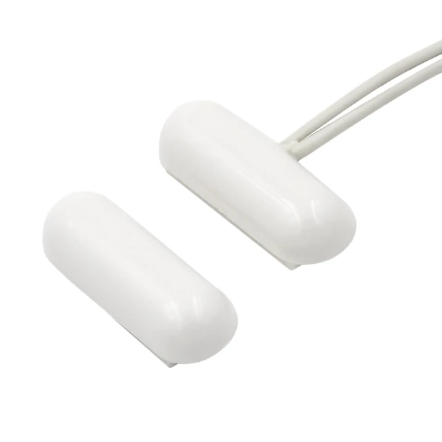 Mini Disappearing Switch Only - CC, 3/4" Gap, 3/4"  L x 1/4" W x 1/4" H, 18" Center #22AWG Leads, Mounting Tape, White