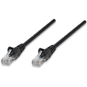 Network Cable, Cat5e, UTP..100% Copper, RJ45 Male / RJ45 Male, 2.0 m (7 ft.), Black