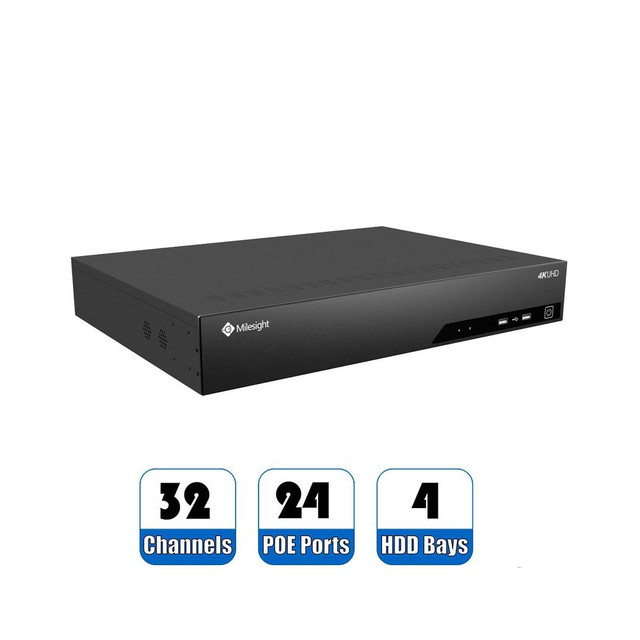 32 Channel  POE NVR with 24 Port POE Switch
