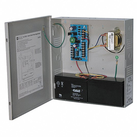 Altronix AL175ULX Access Control Power Supply Charger, 2 PTC Class 2 Outputs, 12/24VDC @ 1.75A, 115VAC, BC300 Enclosure