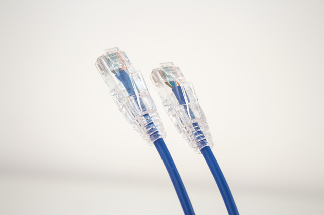 CAT6A Blue 28AWG-SLIM TYPE-6inch