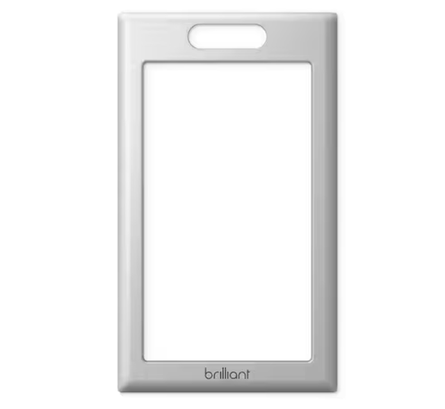One Switch Frame Silver