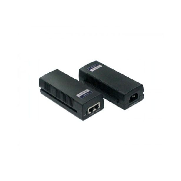 Single-Port PoE Network Injector, IEEE 802.3af, 10/100MBps, DC48V Output Per Port, 15.4 Watt Max DH-POE-101