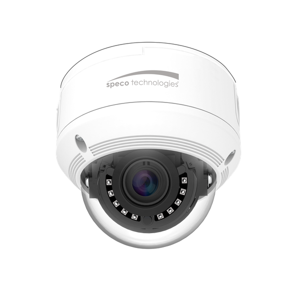 Speco | 2MP IP Dome Camera, IR, 2.8mm lens, Included Junc Box, White ...