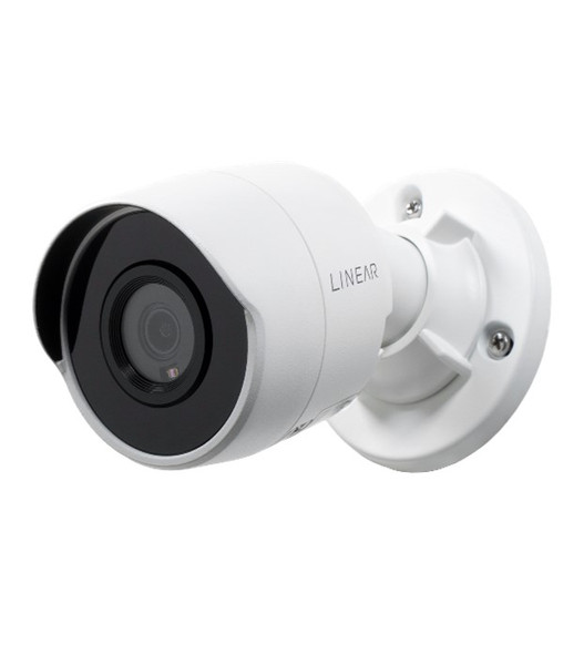 2MP Bullet Camera, Fixed Lens, White. Integrated AI, H265, IP66 Indoor ...
