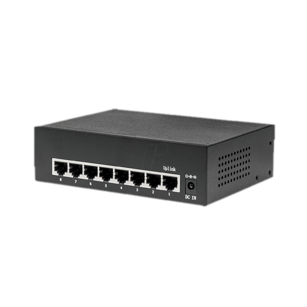 8-Port Gigabit Ethernet PoE+ Switch IEEE 802.3at/af Power over Ethernet (PoE +/PoE) Compliant, 140 W, Desktop - SS&Si Dealer Network