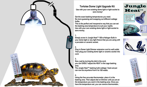 Tortoise and Turtle Basking Light Upgrade Kit