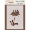 WENDY VECCHI Studio 490 Stencil Collection: Lovely Large Flower