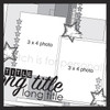 DIGITAL DOWNLOAD: ONE SKETCH - Strips, Stars, and Stitches | One Page Layout