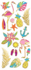 PAPER HOUSE PRODUCTIONS Sticky Pix Faux Enamels Stickers: Neon Tropical Beach