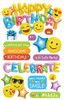 PAPER HOUSE PRODUCTIONS 3D Stickers: Emoji Happy Birthday