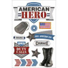 PAPER HOUSE PRODUCTIONS 3D Stickers: American Hero