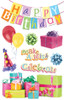 PAPER HOUSE PRODUCTIONS 3D Stickers: Happy Birthday Banner