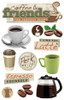 PAPER HOUSE PRODUCTIONS 3D Stickers: Coffee & Friends