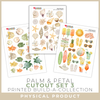 WC26 ATTENDEES ONLY: PRINTED PRINTABLES Palm & Petal Cutout Set 3