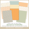 WC26 ATTENDEES ONLY: PRINTED PRINTABLES Palm & Petal Basics Papers