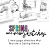 * DIGITAL DOWNLOAD * 5-PACK: APRIL 2019 | Spring Theme (One Page Layouts)