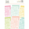 SIMPLE STORIES Color Vibe Alpha Sticker Book: Lights