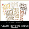 WC26 ATTENDEES ONLY: PRINTED PRINTABLES Basics - Flowers 1 | Brown Neutrals