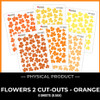 WC26 ATTENDEES ONLY: PRINTED PRINTABLES Basics - Flowers 2 | Orange/Yellow